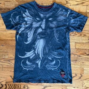 Vintage Y2K Affliction Paul Booth Red Label Signature Series Tshirt Large L